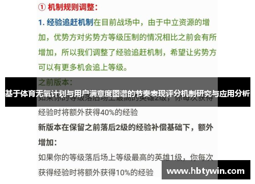 基于体育无氧计划与用户满意度图谱的节奏表现评分机制研究与应用分析